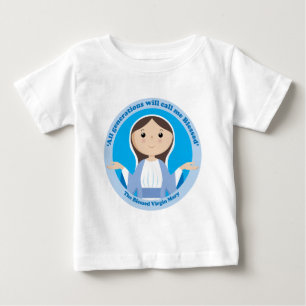 T-shirt Pour Bébé Vierge Marie béni