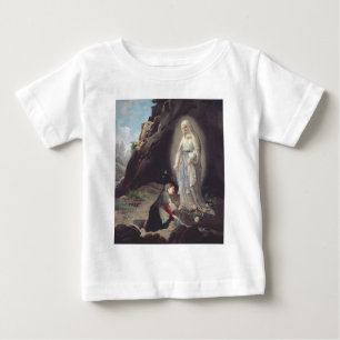 T-shirt Pour Bébé Vierge Marie de Lourdes