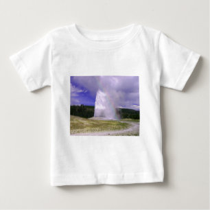T-shirt Pour Bébé Vieux fidèles dans le parc national de Yellowstone