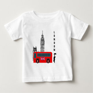 T-shirt Pour Bébé Ville de Londres