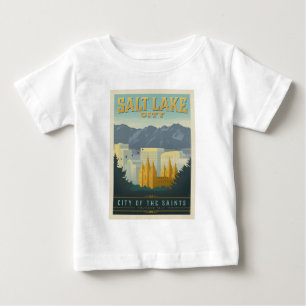 T-shirt Pour Bébé Ville des Saints Salt Lake City, Utah
