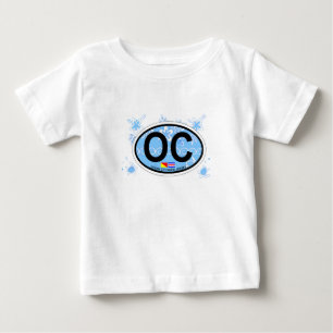 T-shirt Pour Bébé Ville d'océan