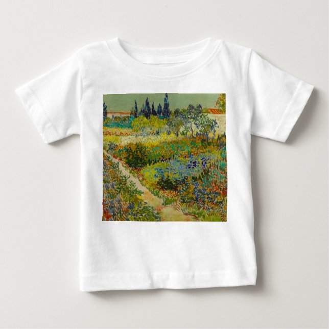 T-shirt Pour Bébé Vincent Van Gogh Garden (Devant)