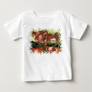 T-shirt Pour Bébé Vincent Van Gogh - Vaches (Après Jordaens)