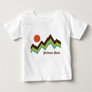 T-shirt Pour Bébé Vintage Jackson Hole