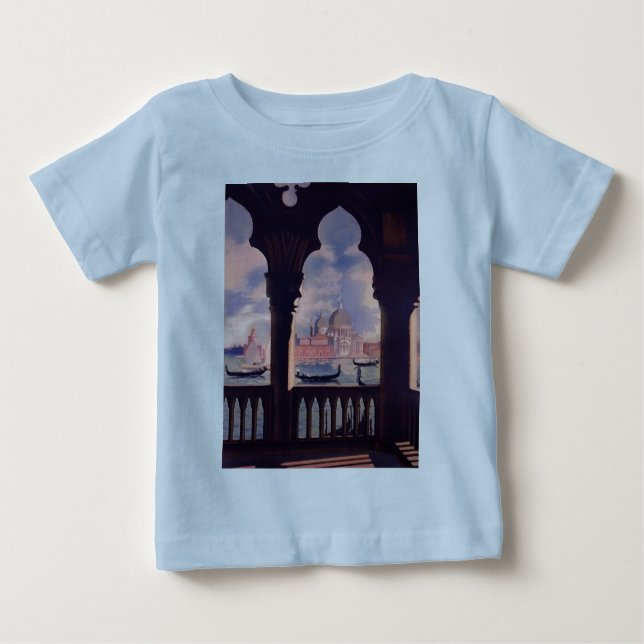 T-shirt Pour Bébé Vintage Venice (Devant)