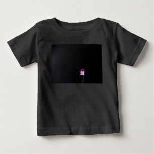 T-shirt Pour Bébé Violet Fleur iccna