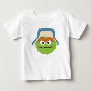 T-shirt Pour Bébé Visage de forêt d'Oscar le Grouch