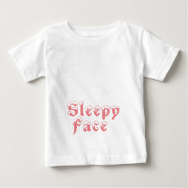 T-shirt Pour Bébé Visage endormi :
