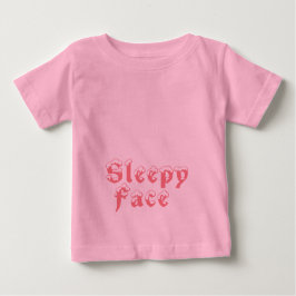 T-shirt Pour Bébé Visage endormi :