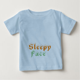 T-shirt Pour Bébé Visage endormi :