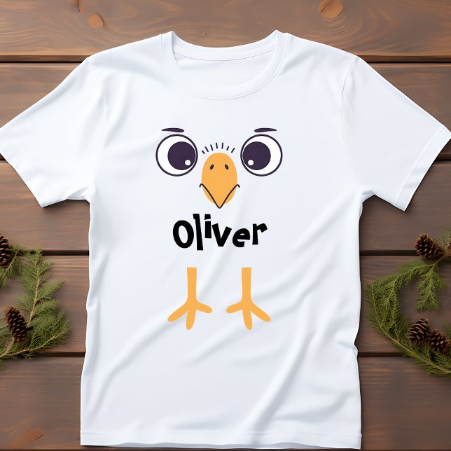 T-shirt Pour Bébé Visage et jambes d'oiseaux amusants (Créateur téléchargé)