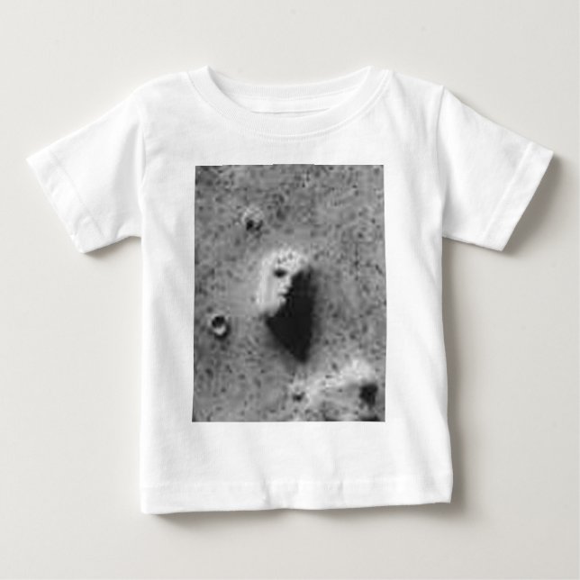 T-shirt Pour Bébé VISAGE SUR MARS-_-Cydonia Mensae (Devant)
