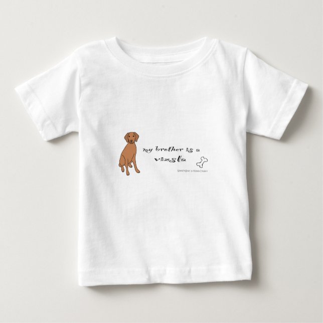 T-shirt Pour Bébé vizsla (Devant)