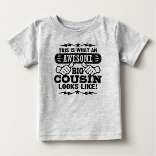 T-shirt Pour Bébé Voici À Quoi Ressemble Une Grande Cousine Épatante