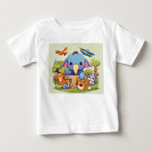 T-shirt Pour Bébé Voici une suggestion pour le titre, la description (Devant)