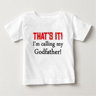 T-shirt Pour Bébé Voilà. j'appelle mon parrain