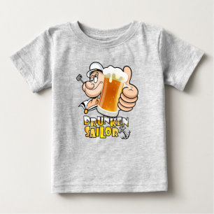 T-shirt Pour Bébé Voilier ivre  