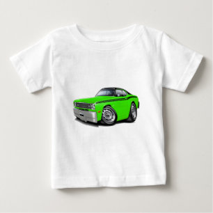 T-shirt Pour Bébé Voiture 1970-74 supérieure Chaux-Noire de chiffon