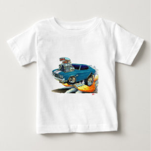 T-shirt Pour Bébé Voiture 1970 de Chevelle Teal