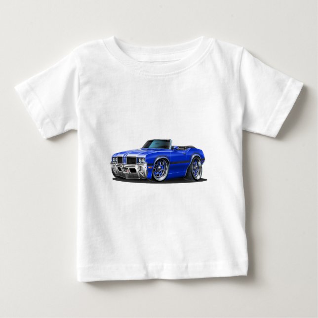 T-shirt Pour Bébé Voiture de bleu de sabre d'abordage d'Olds (Devant)
