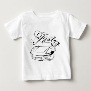 T-shirt Pour Bébé Voiture de course en tribaux