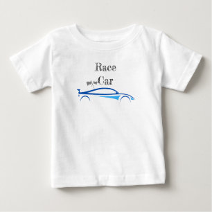 T-shirt Pour Bébé Voiture de course pour bébé d'été