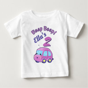 T-shirt Pour Bébé Voiture de Kawaii
