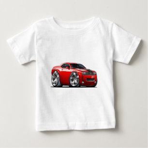 T-shirt Pour Bébé Voiture de rouge de challengeur de Dodge