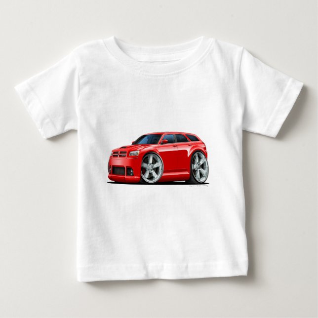 T-shirt Pour Bébé Voiture de rouge de magnum de Dodge (Devant)