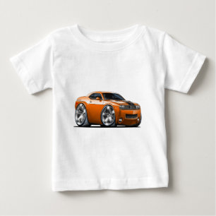 T-shirt Pour Bébé Voiture d'orange de challengeur de Dodge
