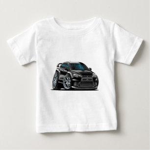 T-shirt Pour Bébé Voiture noire de Mitsubishi Evo
