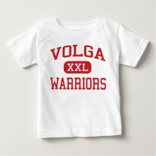 T-shirt Pour Bébé Volga - guerriers - collège - Elkader Iowa