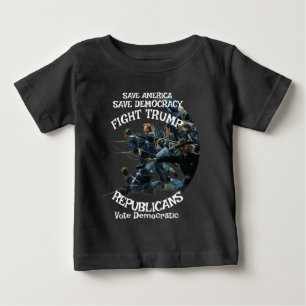 T-shirt Pour Bébé Vote Politique Patriotique Trump PartiRépublicain