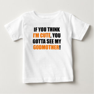 T-shirt Pour Bébé Vous avez obtenu de voir ma marraine