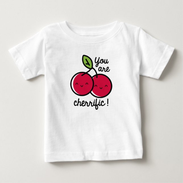 T-shirt Pour Bébé Vous Êtes Cherrifique (Devant)