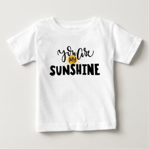 T-shirt Pour Bébé Vous êtes mon soleil