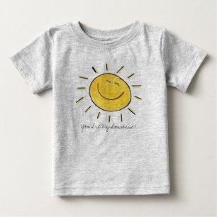 T-shirt Pour Bébé Vous êtes mon soleil ! Chemise infantile
