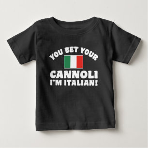 T-shirt Pour Bébé Vous pariez votre Cannoli Je suis Italien