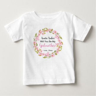 T-shirt Pour Bébé Vous serez ma proposition de marraine sur le