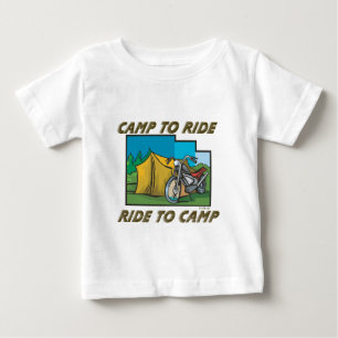 T-shirt Pour Bébé Voyage au camp
