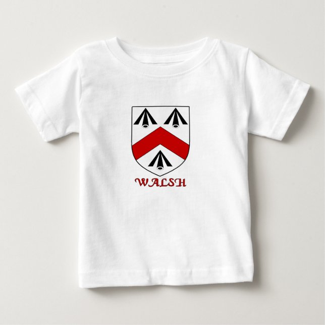 T-shirt Pour Bébé Walsh Family Shield (Devant)