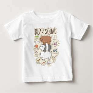 T-shirt Pour Bébé We Bare Bears - Bear Squad Journal Graphic