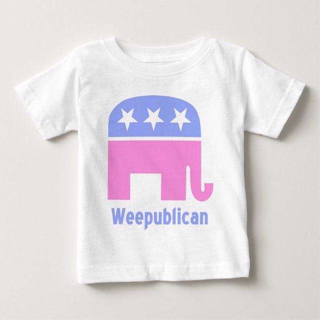 T-shirt Pour Bébé weepublican (Devant)