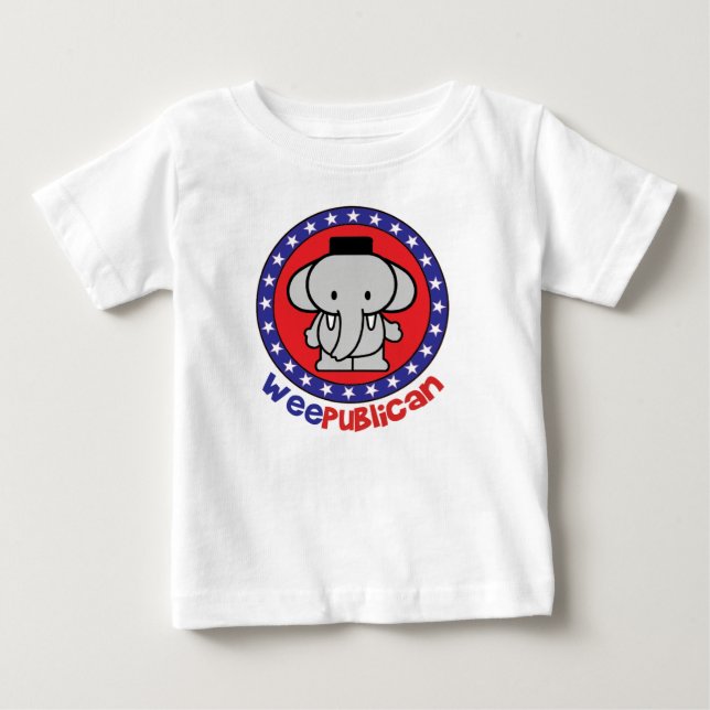 T-shirt Pour Bébé WeePublican mignon (Devant)