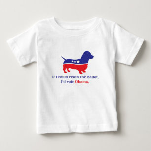 T-shirt Pour Bébé Weiner Dog, Dachshund.