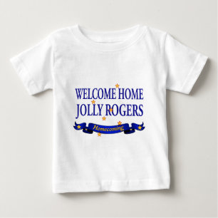 T-shirt Pour Bébé Welcome Home Jolly Rogers