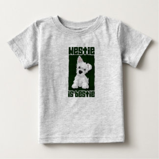 T-shirt Pour Bébé Westie est Bestie