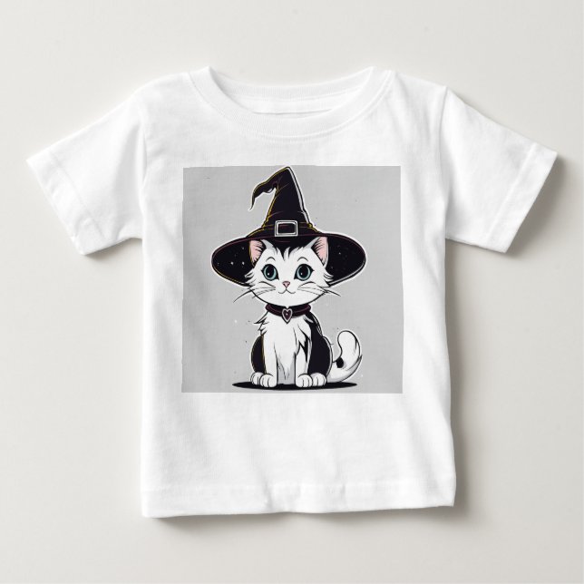 T-shirt Pour Bébé Whiskers éffrayants : Magic Kitty Edition (Devant)