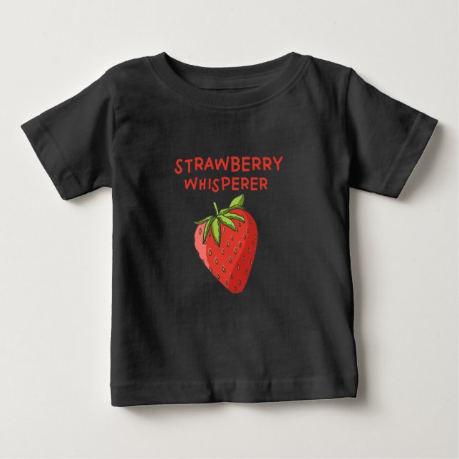 T-shirt Pour Bébé Whisperer aux fraises (Devant)